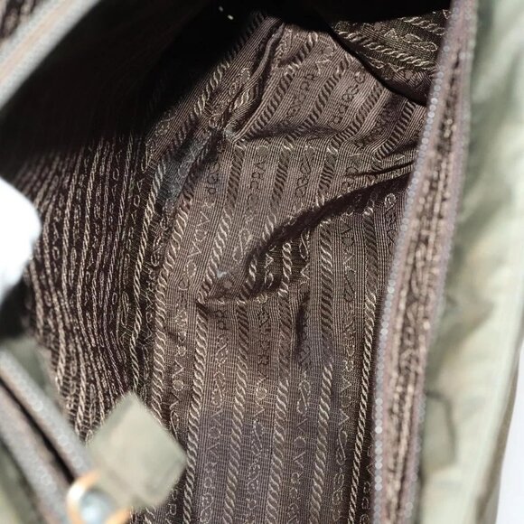 PRADA Tote Bag Nylon 2Set Gray Pink Auth 138061 - Picture 9 of 16